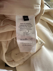Stella McCartney cream 100% wool trousers size UK14/US10
