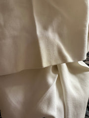Max Mara cream 100% cotton trousers size UK10/US6