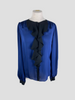 Emilio Pucci navy long sleeve blouse size UK12/US8