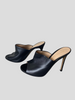 Gianvito Rossi black leather open toe heels size UK5/US7