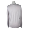 Sunspel cream merino wool & silk blend long sleeve top size UK12/US8