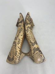 Prada beige snake skin kitten heels size UK6/US8