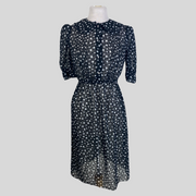The Kat dress By Marc Jacobs black spotted short sleeve dress size UK6/US2