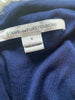 Diane Von Furstenberg navy lace 3/4 sleeve dress size UK8/US4