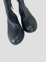 Valentino black leather boots size UK6/US8