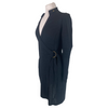 Diane Von Furstenberg charcoal grey 100% wool dress size UK12/US8