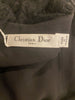 Christian Dior black lace sleeveless long evening dress size UK10/US6
