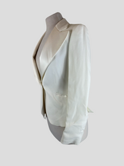 Emporio Armani white blazer size UK8/US4