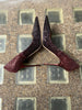 Jimmy Choo burgundy & black ombre glitter heels size UK6/US8