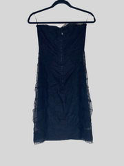 Dolce & Gabbana black lace sleeveless evening dress size UK4/US0