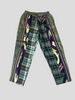 Pierre Louis Mascia multicoloured 100% silk trousers size UK6/US2