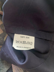 Dries Van Noten multicoloured 100% silk long sleeve dress size UK10/US6