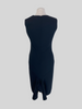 Michael Kors black virgin wool blend sleeveless dress size UK12/US8
