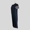 Kenzo black short sleeve 100% cotton dress size UK8/US4