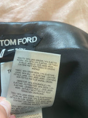 Tom Ford black virgin wool blend pencil skirt size UK12/US8
