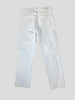 Paige white straight cotton blend cropped jeans size UK8/US4