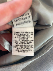 Diane Von Furstenberg grey sleeveless dress size UK16/US12