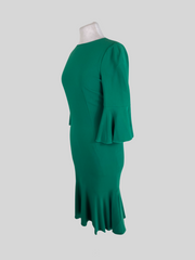 Dolce & Gabbana green 3/4 sleeve dress size UK12/US8