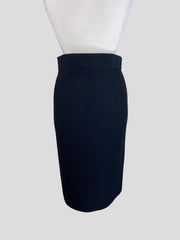 Carolina Herrera black pencil skirt size UK10/US6