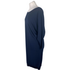 Alexander McQueen navy 100% wool dress size UK14/US10