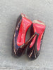 Christian Louboutin brown print patent leather heels size UK6.5/US8.5