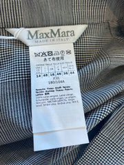 Max Mara grey 100% virgin wool belted dress size UK16/US12