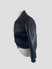Givenchy black fabric & leather bomber jacket size UK10/US6