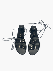 Bimba & Lola black flat sandals size UK3/US5