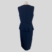 Alexander McQueen navy sleeveless dress size UK16/US12