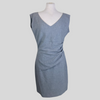 Diane Von Furstenberg grey sleeveless dress size UK16/US12
