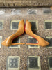 Christian Louboutin beige leather heels size UK6/US8