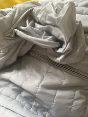 Armani Exchange grey nylon blend waistcoat size UK12/US8