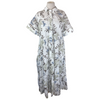 Erdem tropical blook print Helena 100% cotton dress size UK14/US10