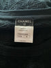 Chanel black 100% cotton 3/4 sleeve dress size UK14/US10