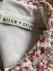 Alice + Olivia red & white tweed sleeveless dress size UK8/US4