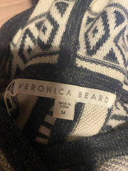 Veronica Beard navy & white hooded top size UK10/US6