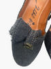 Lanvin grey fabric heels size UK7/US9