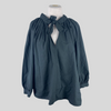 Rails black cotton blend long sleeve shirt size UK14/US10