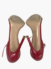 Gianvito Rossi red patent leather heels size UK6.5/US8.5