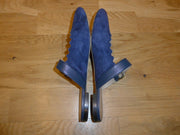 Chloe navy suede flat shoes size UK3/US5