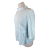 Marni blue 100% cotton 3/4 sleeve top size UK8/US4