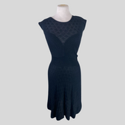 Sandro black sleeveless dress size UK8/US4