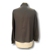 Bella Freud black 100% silk long sleeve blouse size UK8/US4