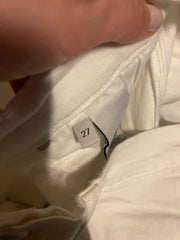 J. Brand white slim cotton blend jeans size UK8/US4