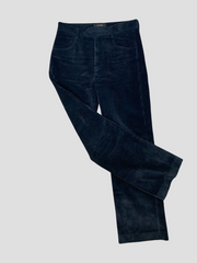 Isabel Marant black cord 100% cotton cropped trousers size UK8/US4