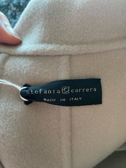 Stefania Carrera grey virgin wool skirt suit size UK10/US6