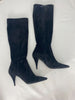 Saint Laurent black suede boots size UK7/US9