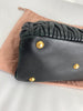 Miu Miu black matelasse leather small handbag