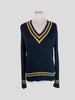 Ralph Lauren black v neck jumper size UK12/US8