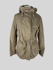 Belstaff beige hooded jacket size UK12/US8